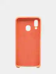 Пастельно-коралловый защитный силиконовый чехол Silikone Cover для Samsung A40