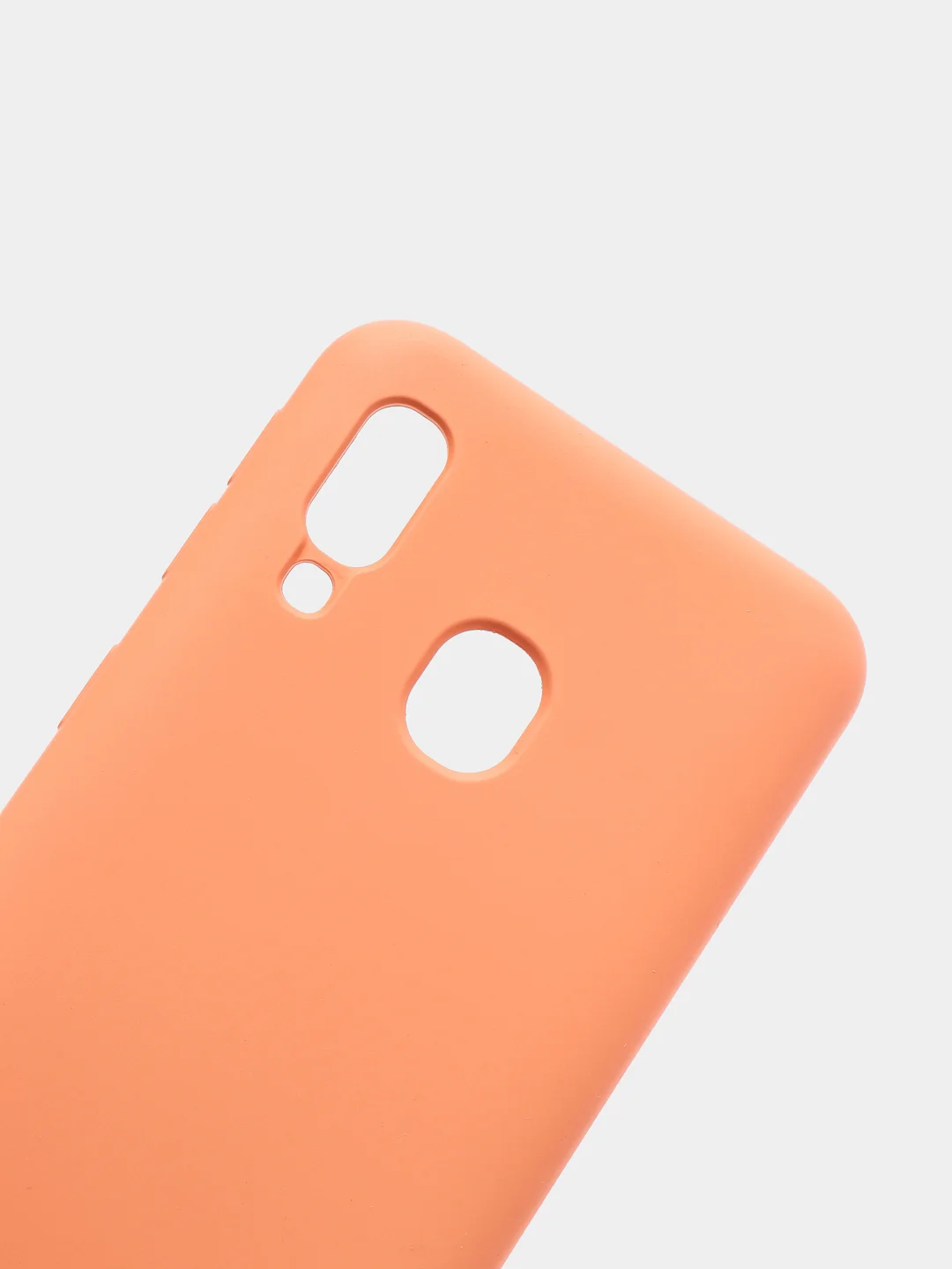 Пастельно-коралловый защитный силиконовый чехол Silikone Cover для Samsung A40