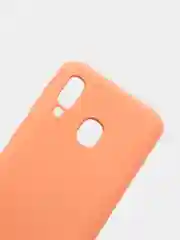 Пастельно-коралловый защитный силиконовый чехол Silikone Cover для Samsung A40