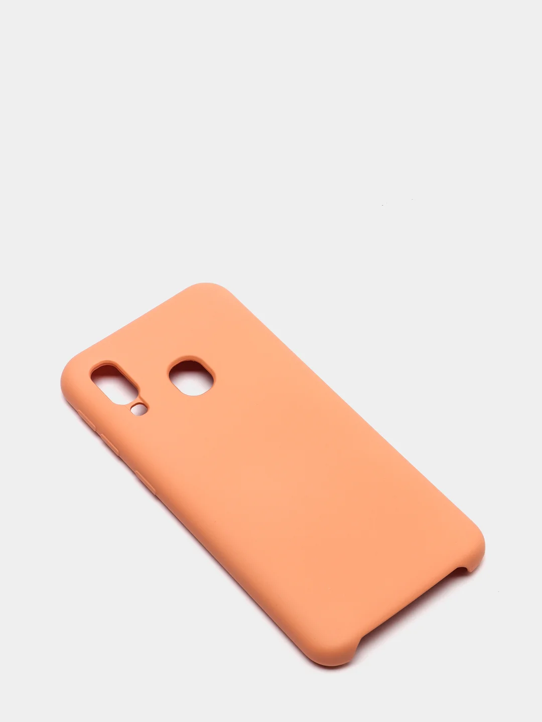 Пастельно-коралловый защитный силиконовый чехол Silikone Cover для Samsung A40