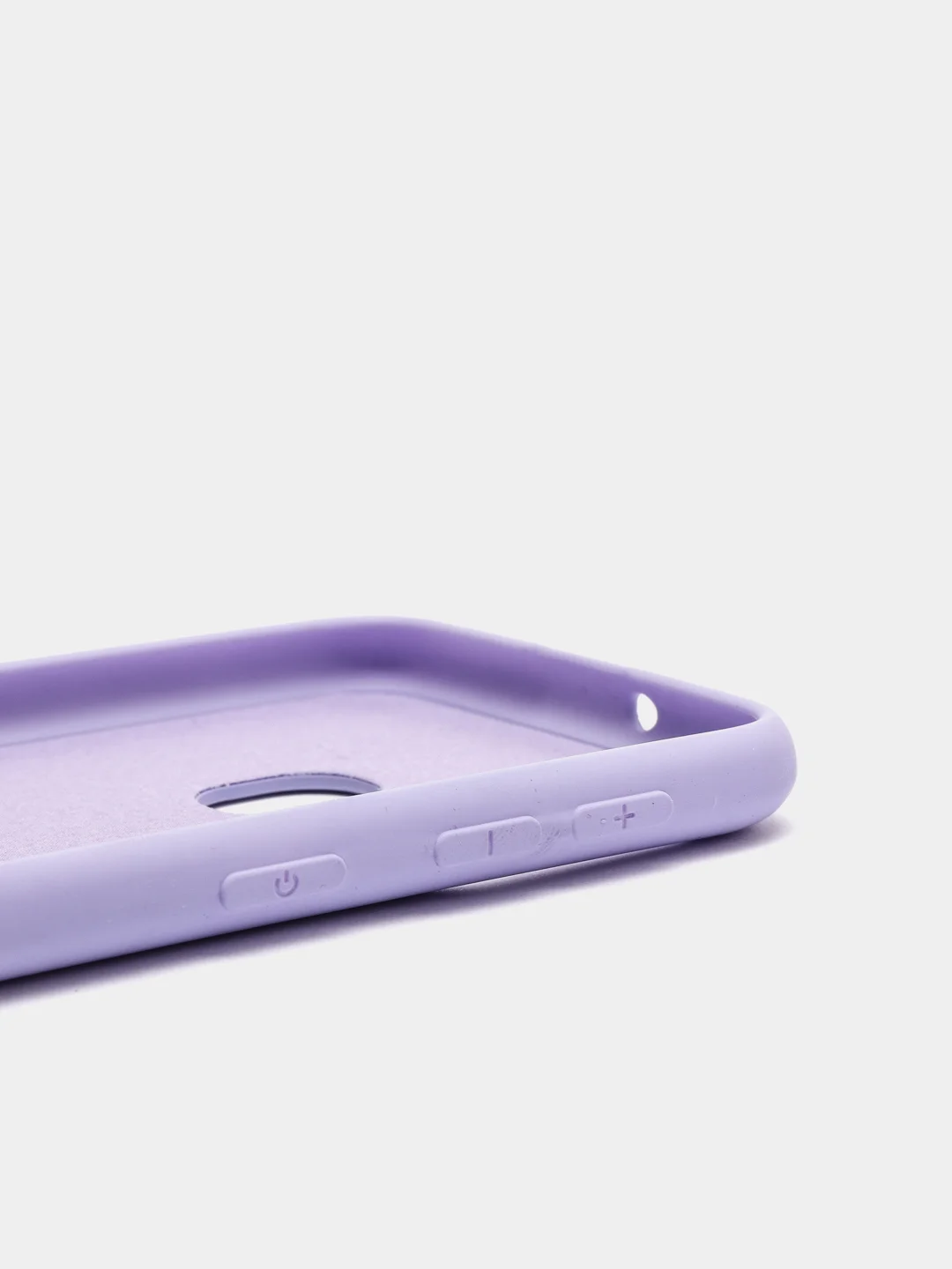 Лавандовый защитный силиконовый чехол Silikone Cover для Samsung A10E