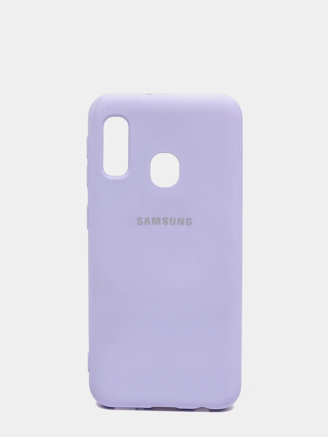 Лавандовый защитный силиконовый чехол Silikone Cover для Samsung A10E