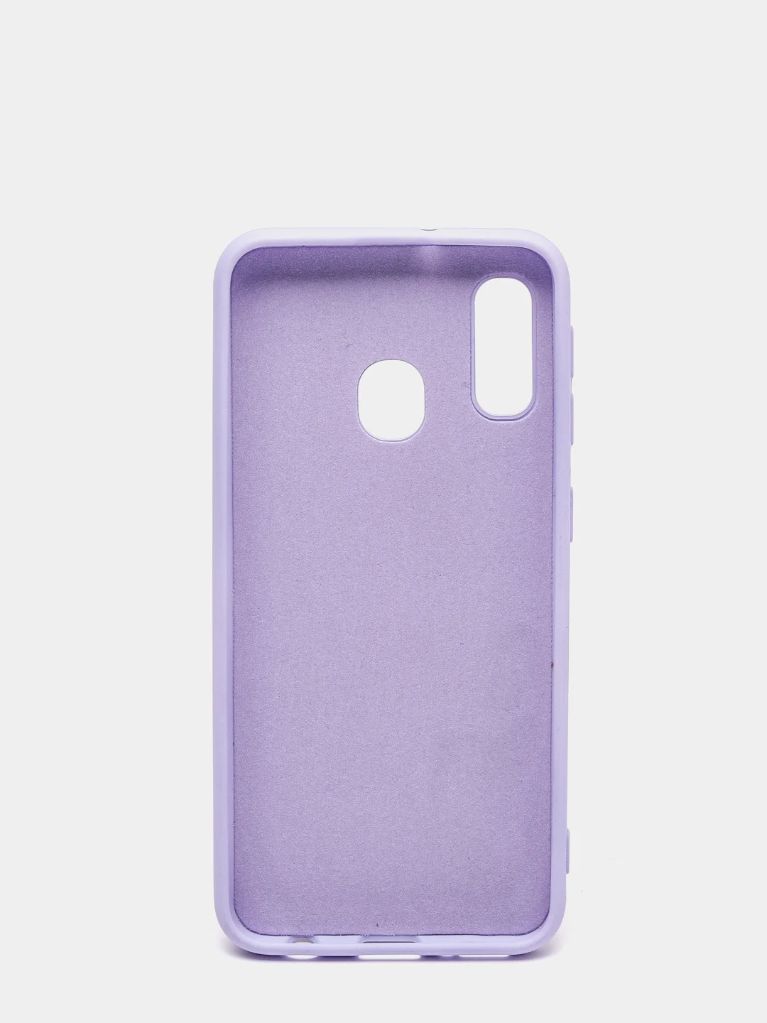 Лавандовый защитный силиконовый чехол Silikone Cover для Samsung A10E