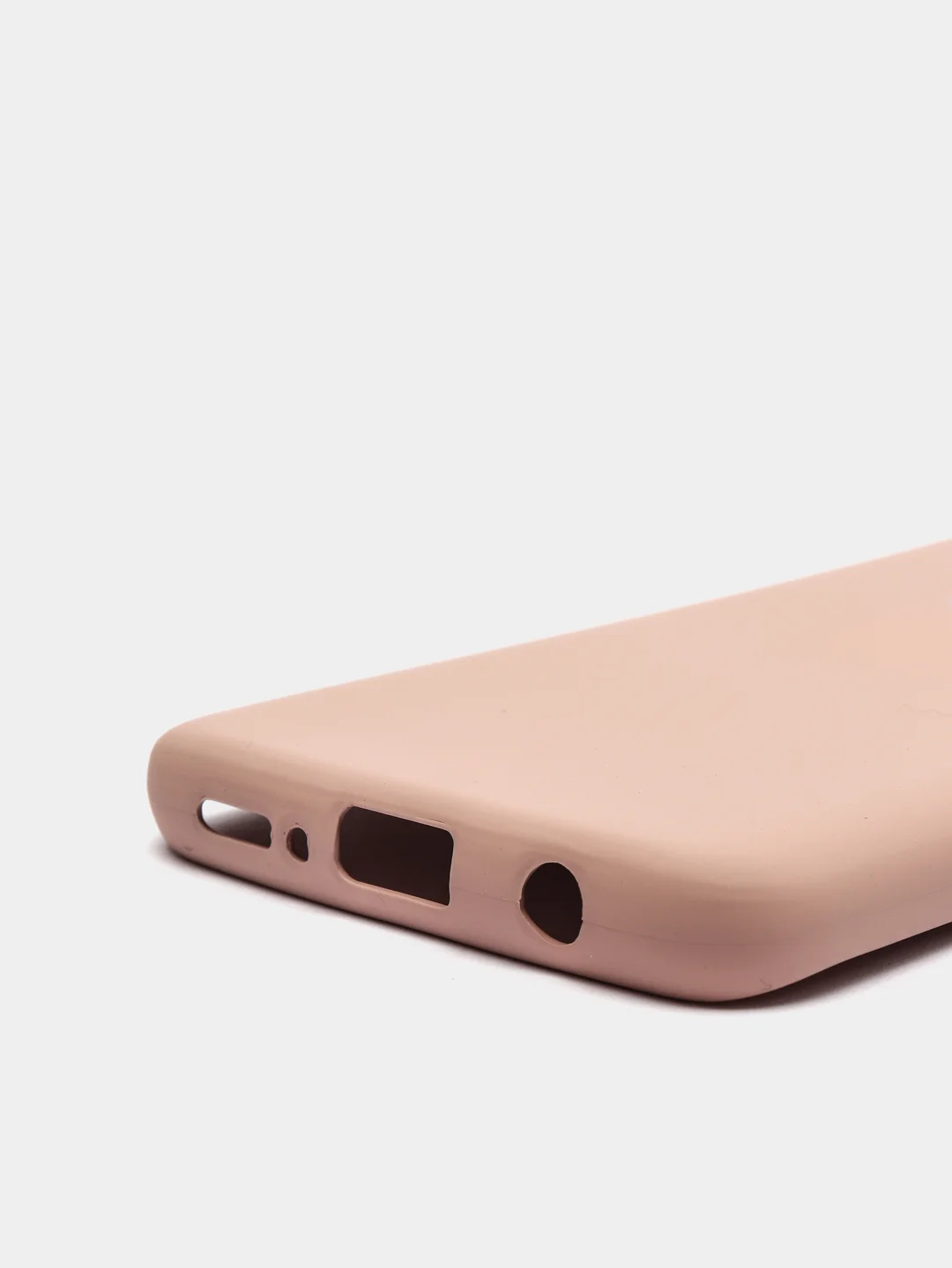 Бежевый защитный силиконовый чехол Silikone Cover для Samsung S9