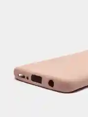 Бежевый защитный силиконовый чехол Silikone Cover для Samsung S9