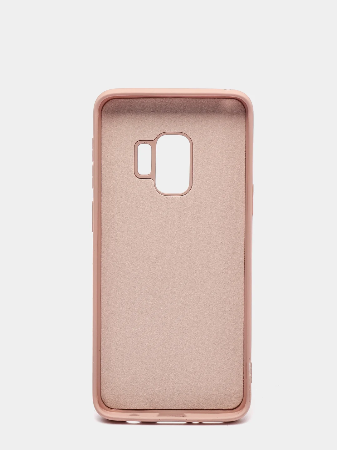 Бежевый защитный силиконовый чехол Silikone Cover для Samsung S9
