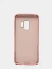 Бежевый защитный силиконовый чехол Silikone Cover для Samsung S9