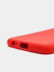 Алый защитный силиконовый чехол Silikone Cover для Samsung A6 2018