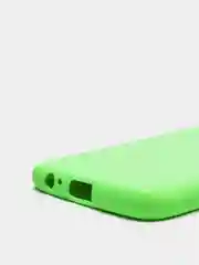 Салатовый защитный силиконовый чехол Silikone Cover для Samsung A6 2018