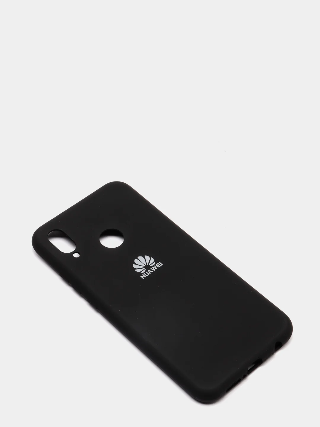 Черный защитный силиконовый чехол Silicone Cover HUAWEI P20 LITE