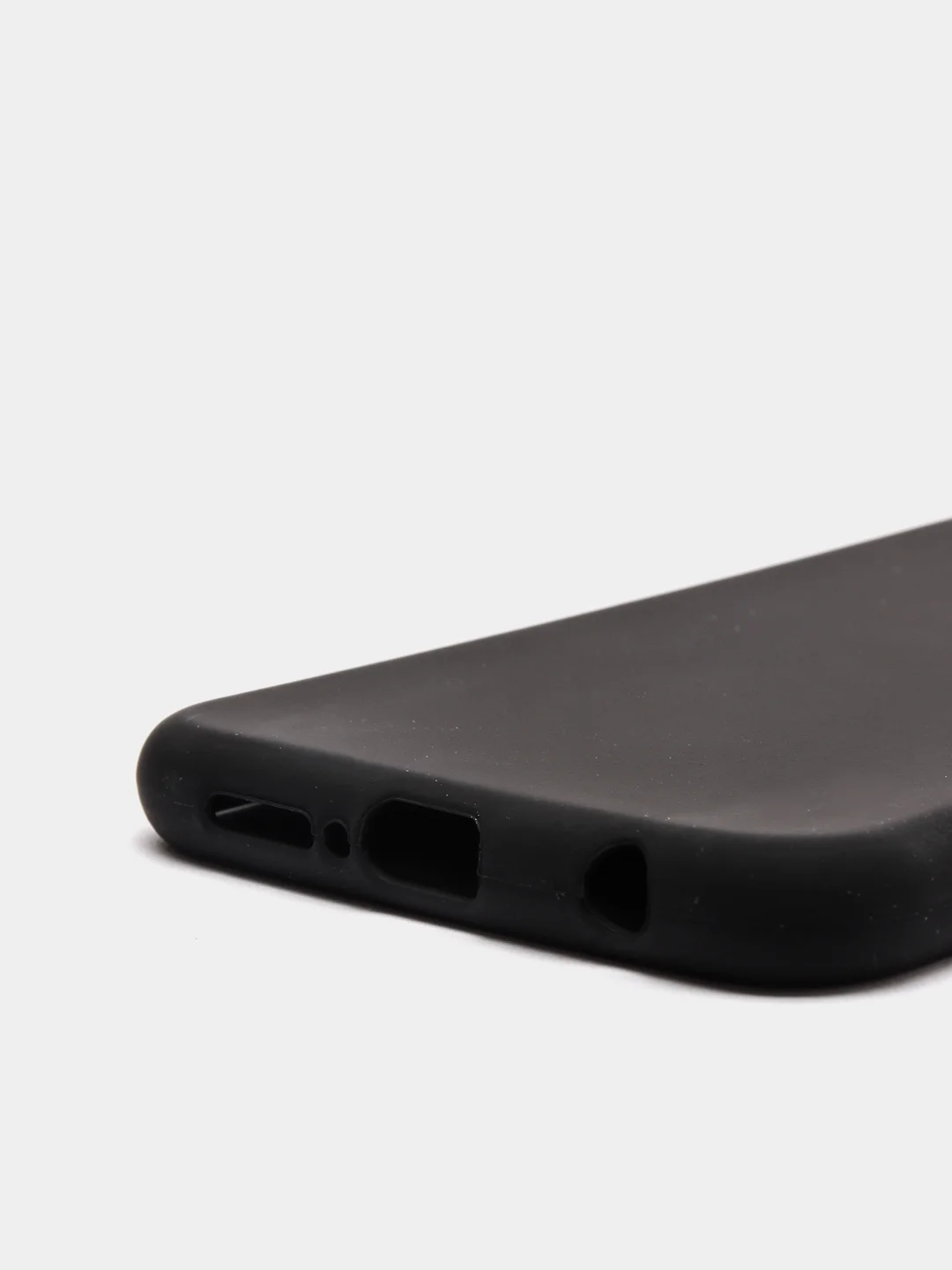 Черный защитный силиконовый чехол Silicone Cover HUAWEI P20 LITE