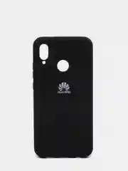 Черный защитный силиконовый чехол Silicone Cover HUAWEI P20 LITE