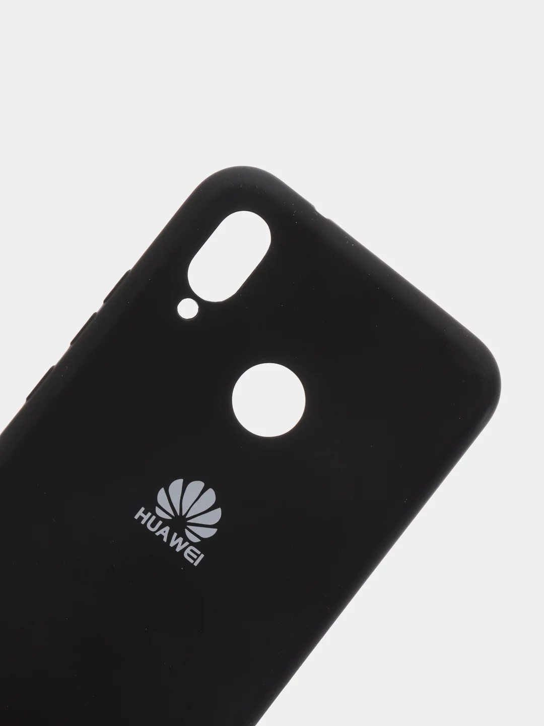 Черный защитный силиконовый чехол Silicone Cover HUAWEI P20 LITE