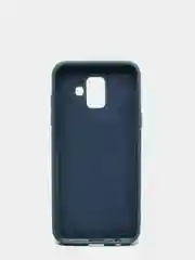 Тёмно-бирюзовый защитный силиконовый чехол Silikone Cover для Samsung A6 2018