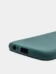 Тёмно-бирюзовый защитный силиконовый чехол Silikone Cover для Samsung A6 2018