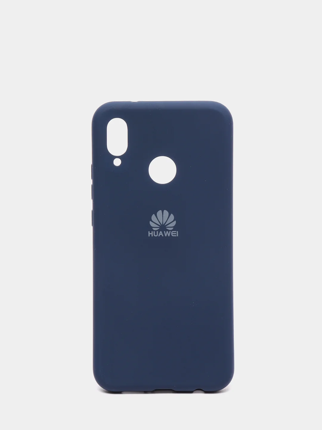 Индиго защитный силиконовый чехол Silicone Cover HUAWEI P20 LITE