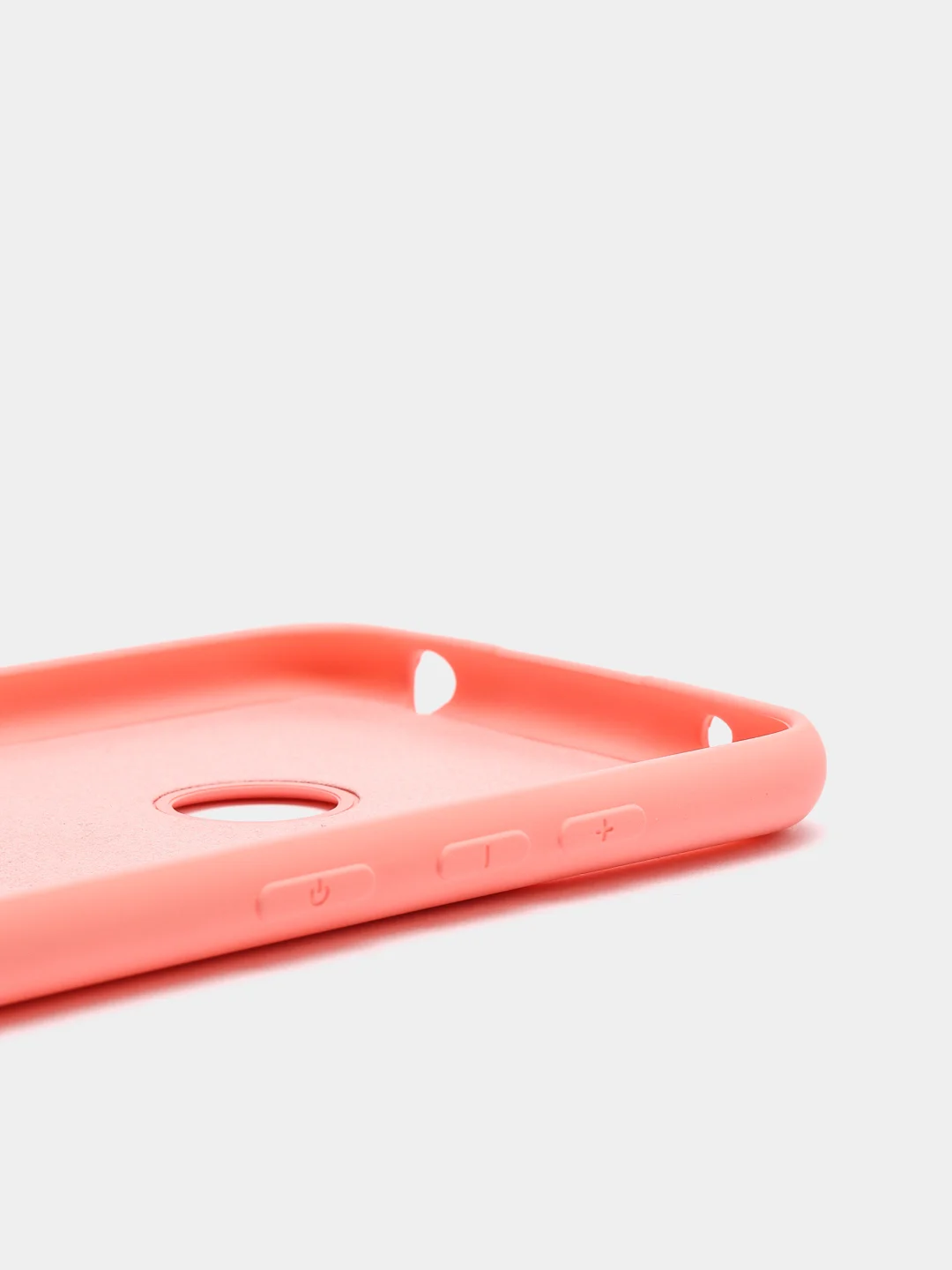 Кораллово-розовый защитный силиконовый чехол Silicone Cover HUAWEI Y7PRIME