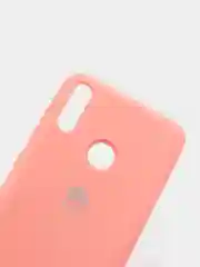 Кораллово-розовый защитный силиконовый чехол Silicone Cover HUAWEI Y7PRIME