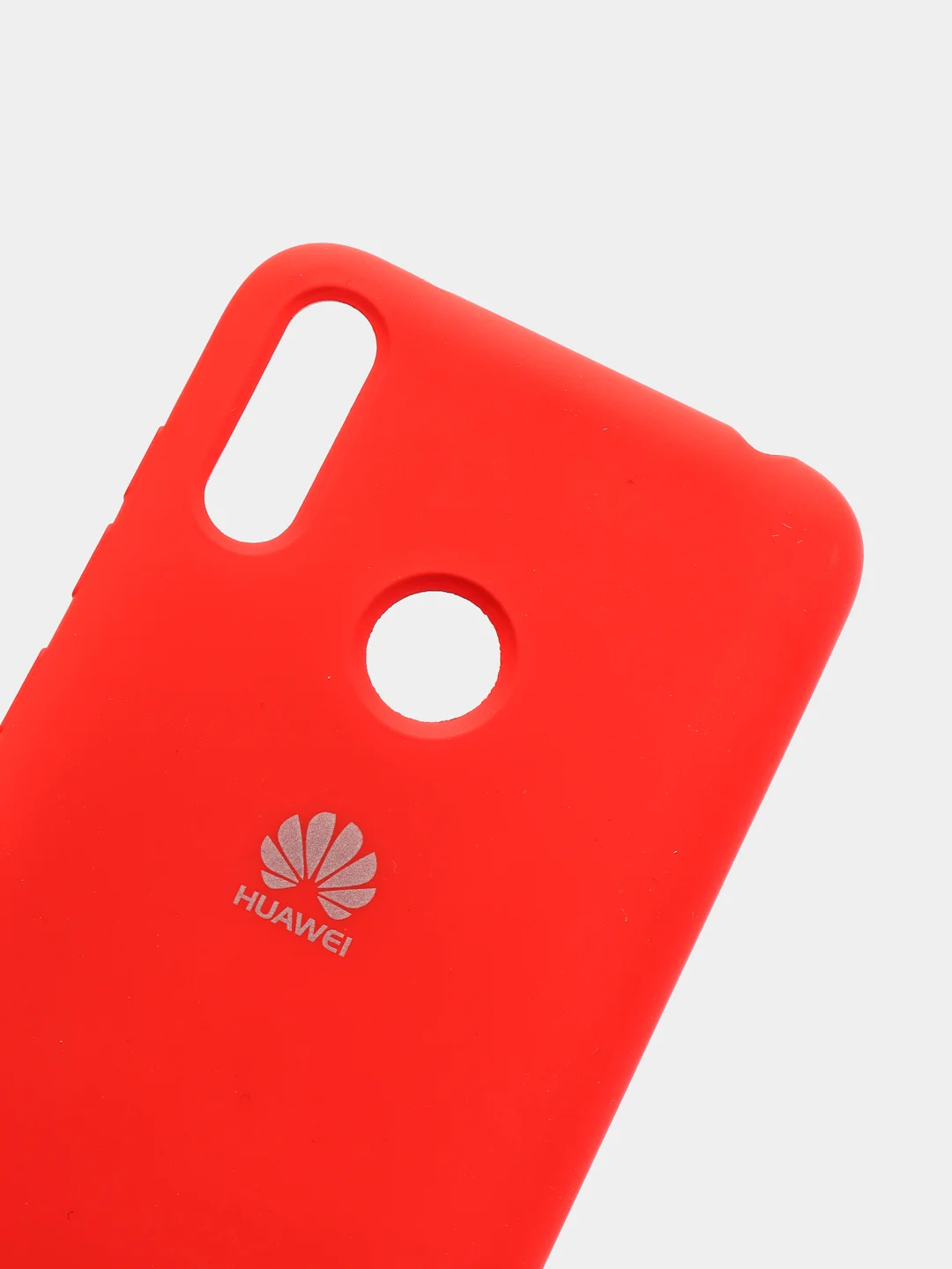 Алый защитный силиконовый чехол Silicone Cover HUAWEI Y7PRIME
