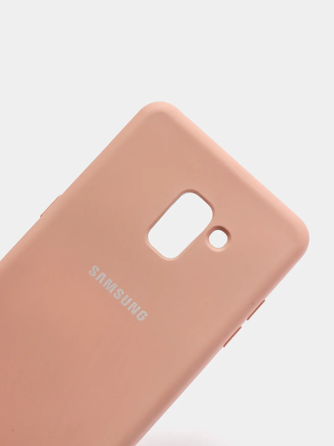 Пудровый защитный силиконовый чехол Silikone Cover для Samsung A8 PLUS