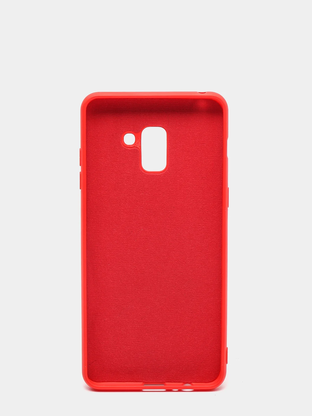 Алый защитный силиконовый чехол Silikone Cover для Samsung A8 PLUS