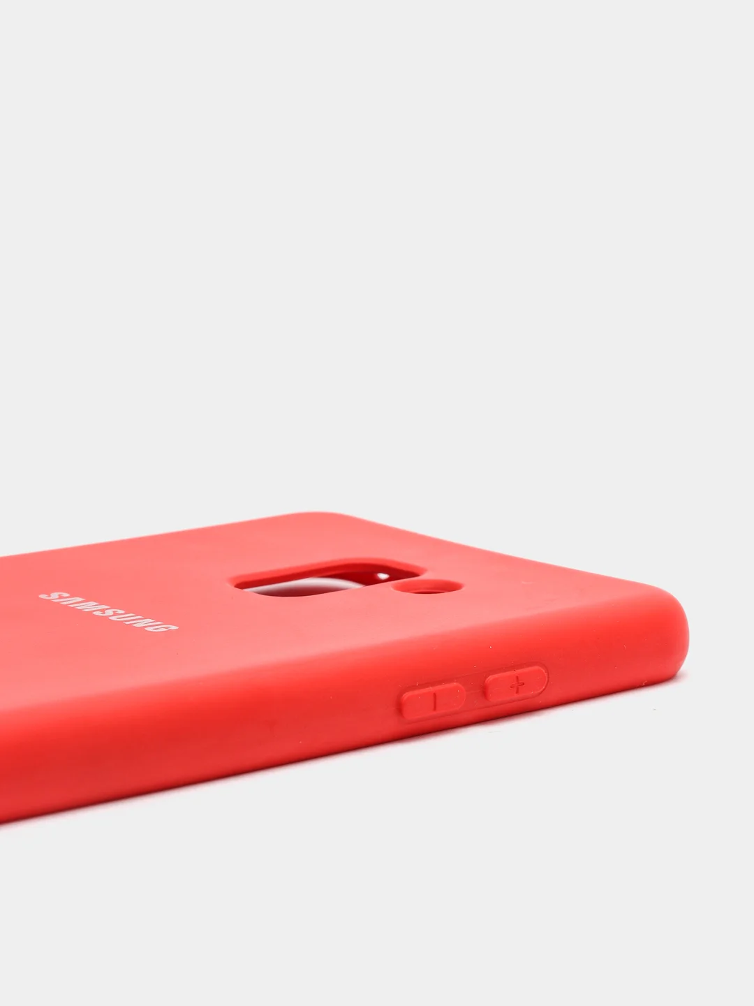 Алый защитный силиконовый чехол Silikone Cover для Samsung A8 PLUS