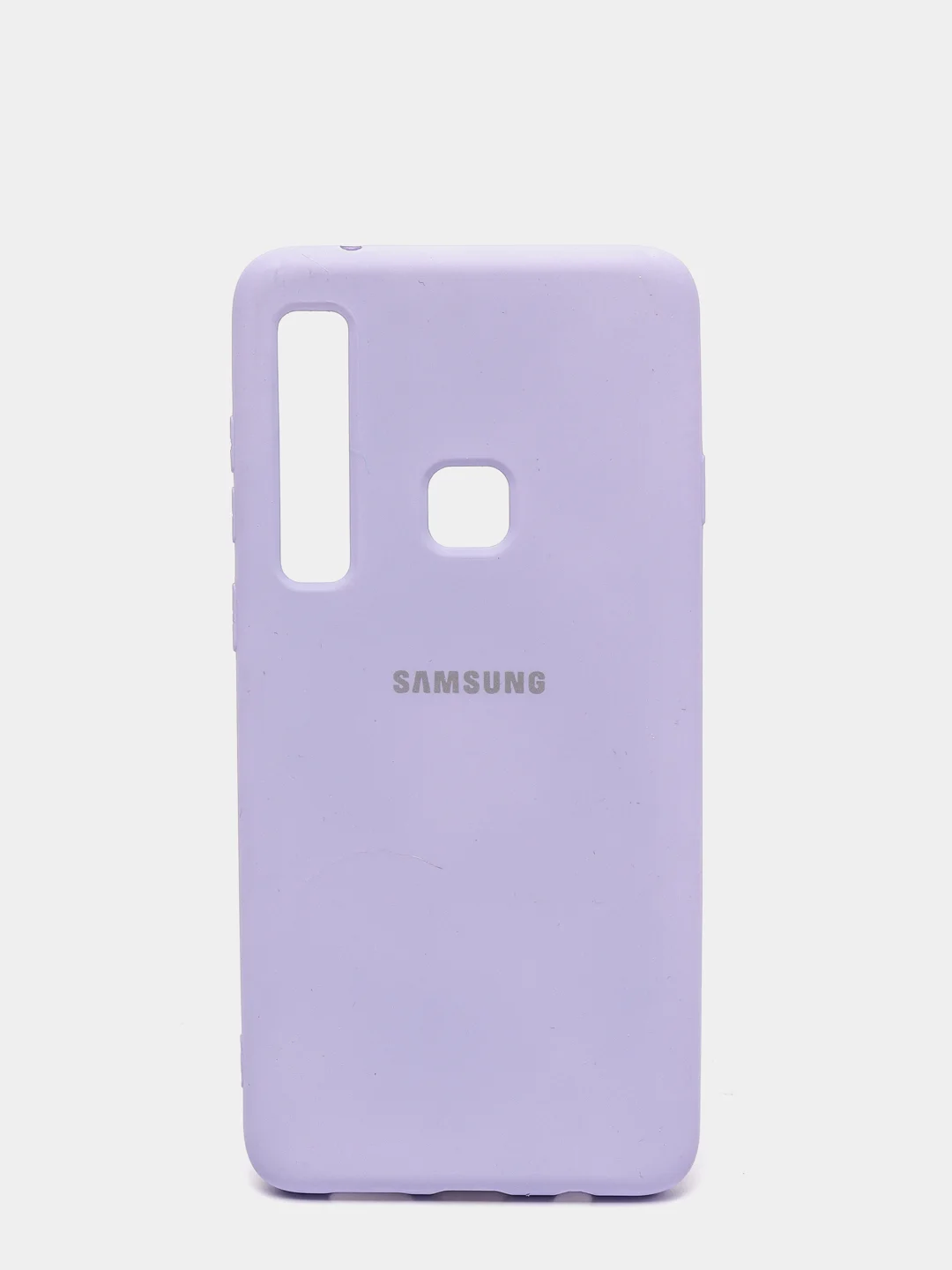 Сиреневый защитный силиконовый чехол Silikone Cover для Samsung A9 2018