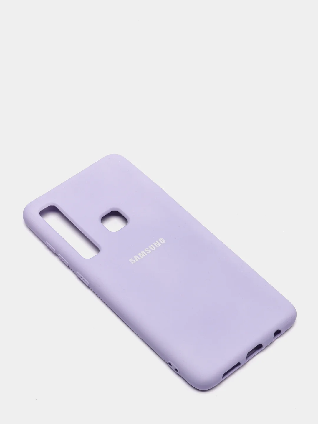 Сиреневый защитный силиконовый чехол Silikone Cover для Samsung A9 2018
