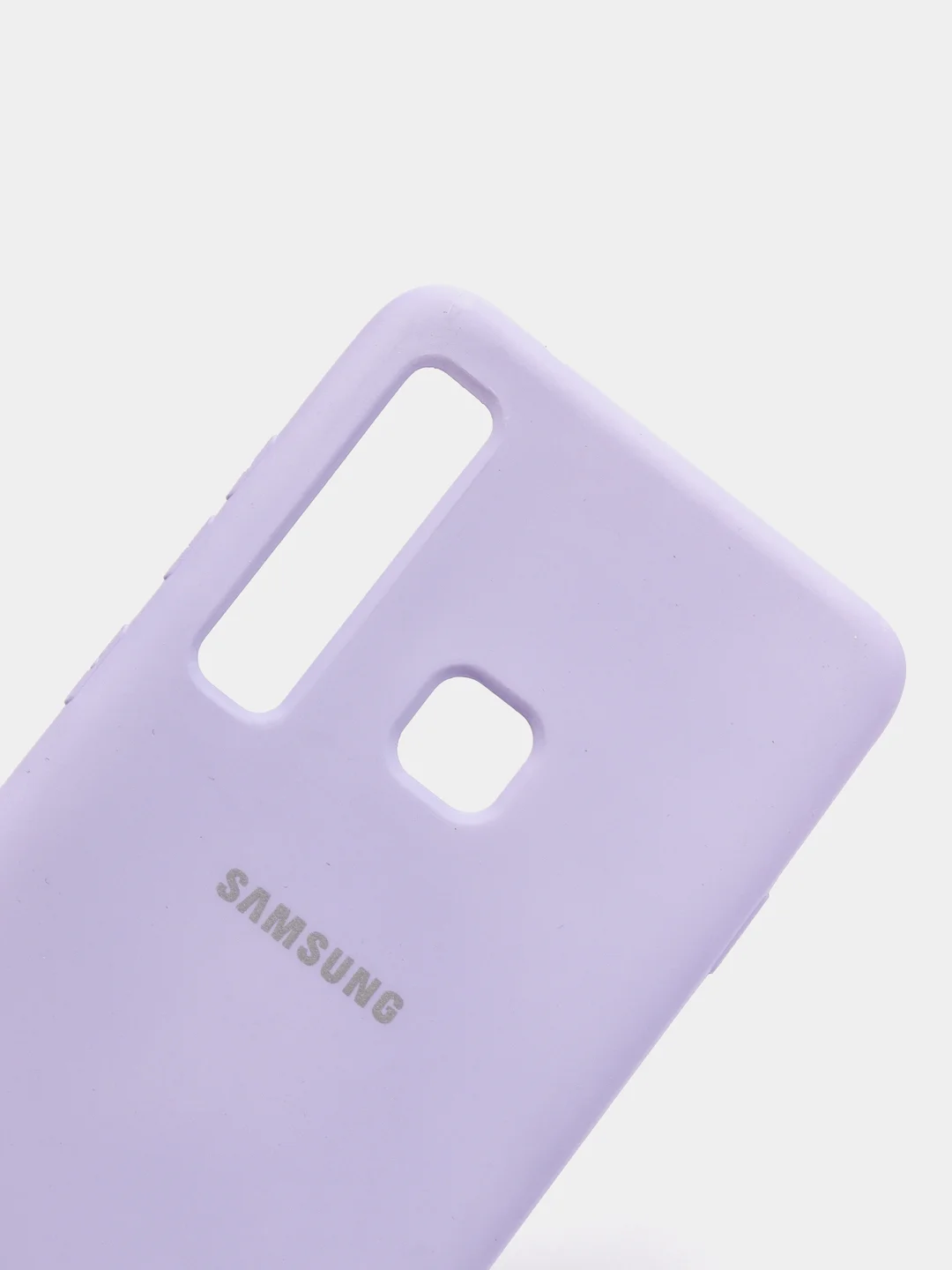 Сиреневый защитный силиконовый чехол Silikone Cover для Samsung A9 2018