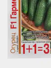 Огурец ГАРМОНИСТ F1, 20 штук семян (семена)