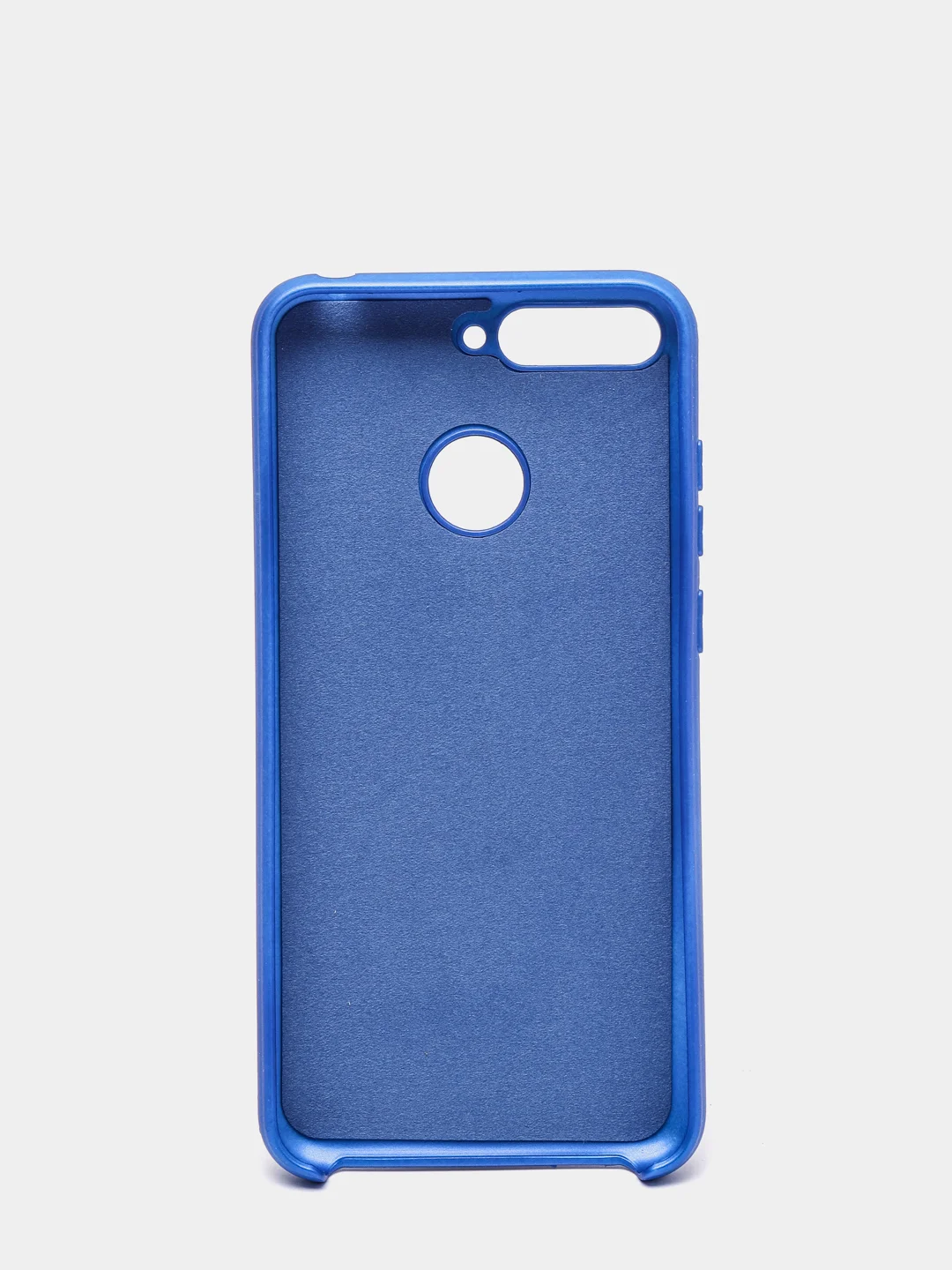 Синий защитный силиконовый чехол Silicone Cover HUAWEI Y6 2018