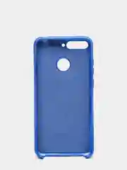 Синий защитный силиконовый чехол Silicone Cover HUAWEI Y6 2018