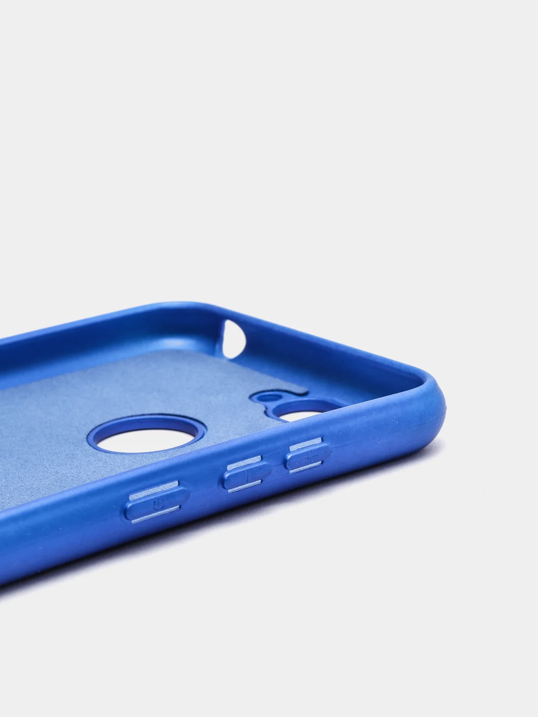Синий защитный силиконовый чехол Silicone Cover HUAWEI Y6 2018