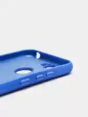 Синий защитный силиконовый чехол Silicone Cover HUAWEI Y6 2018