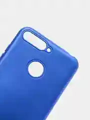 Синий защитный силиконовый чехол Silicone Cover HUAWEI Y6 2018