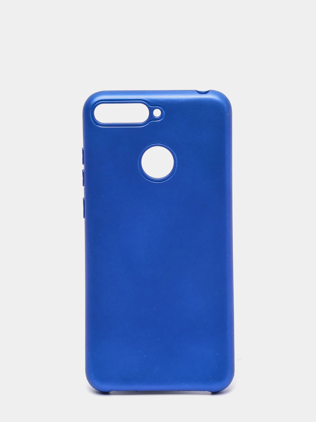 Синий защитный силиконовый чехол Silicone Cover HUAWEI Y6 2018