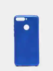 Синий защитный силиконовый чехол Silicone Cover HUAWEI Y6 2018