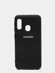 Черный защитный силиконовый чехол Silikone Cover для Samsung A10E