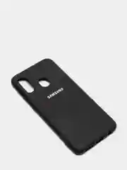 Черный защитный силиконовый чехол Silikone Cover для Samsung A10E