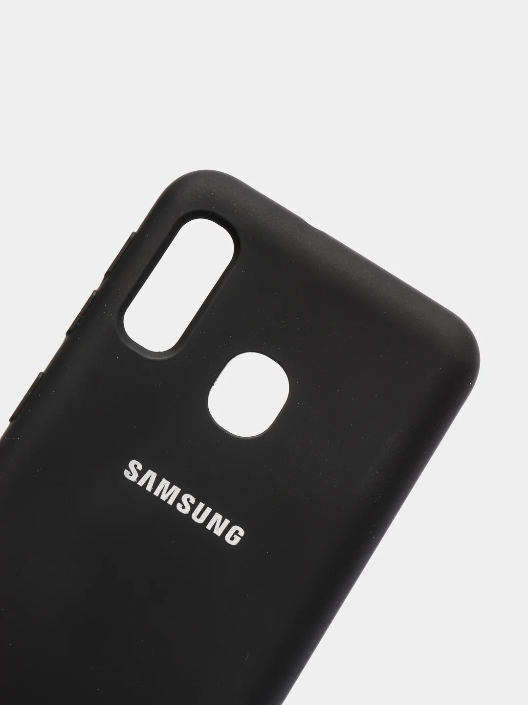 Черный защитный силиконовый чехол Silikone Cover для Samsung A10E
