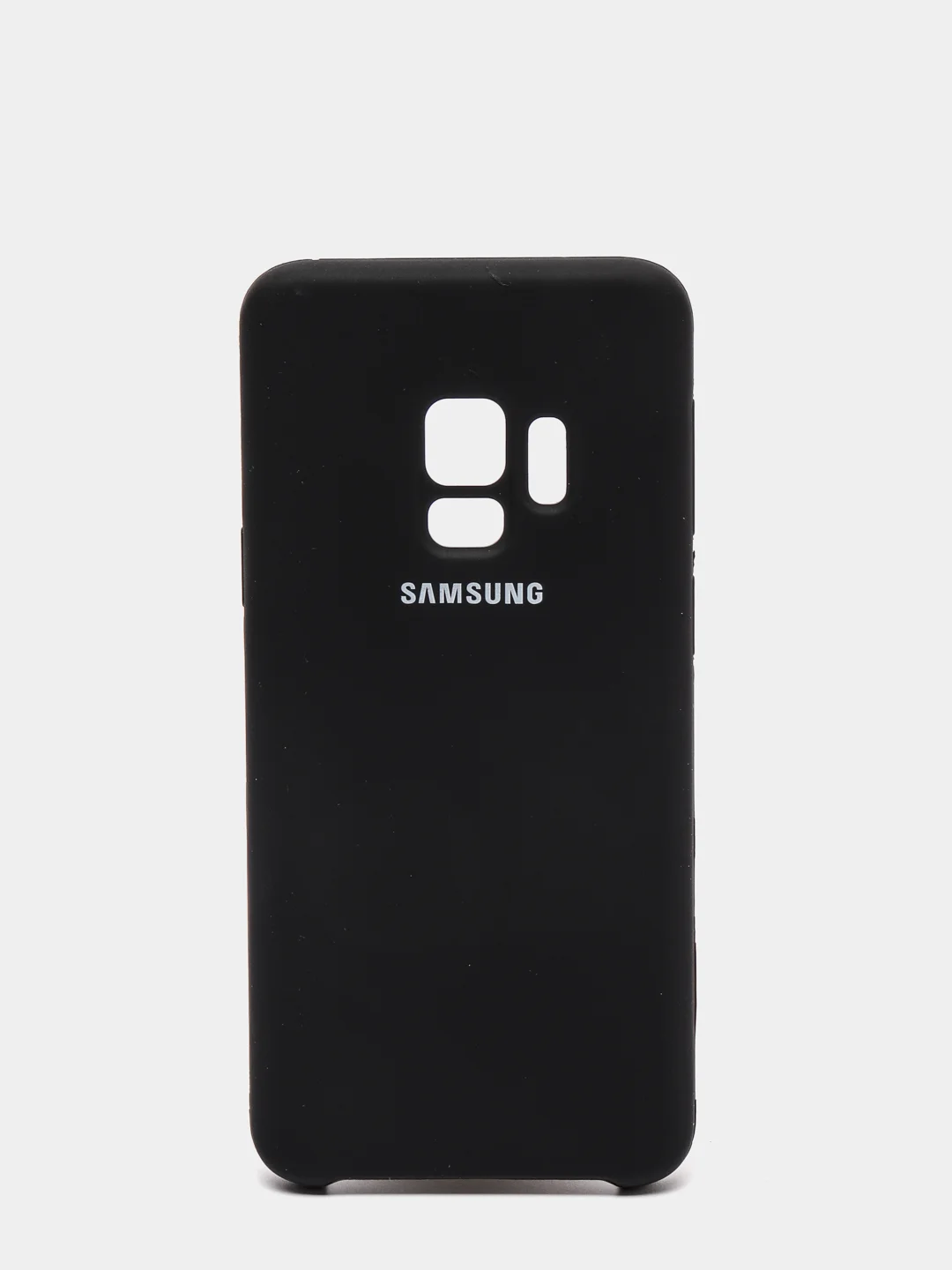 Черный защитный силиконовый чехол Silikone Cover для Samsung S9