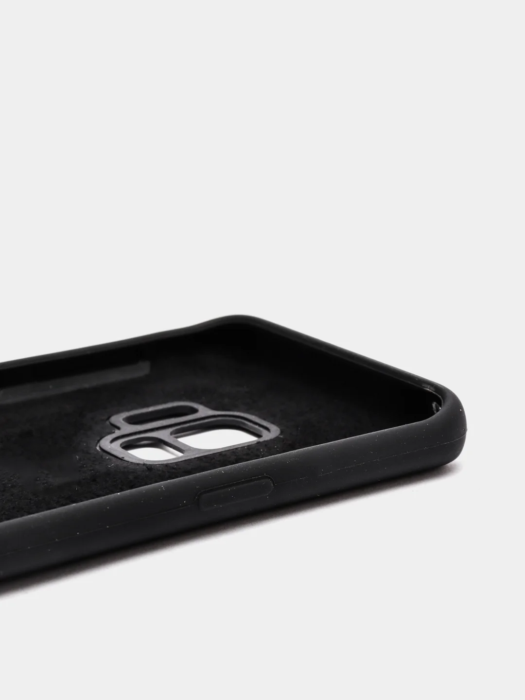 Черный защитный силиконовый чехол Silikone Cover для Samsung S9