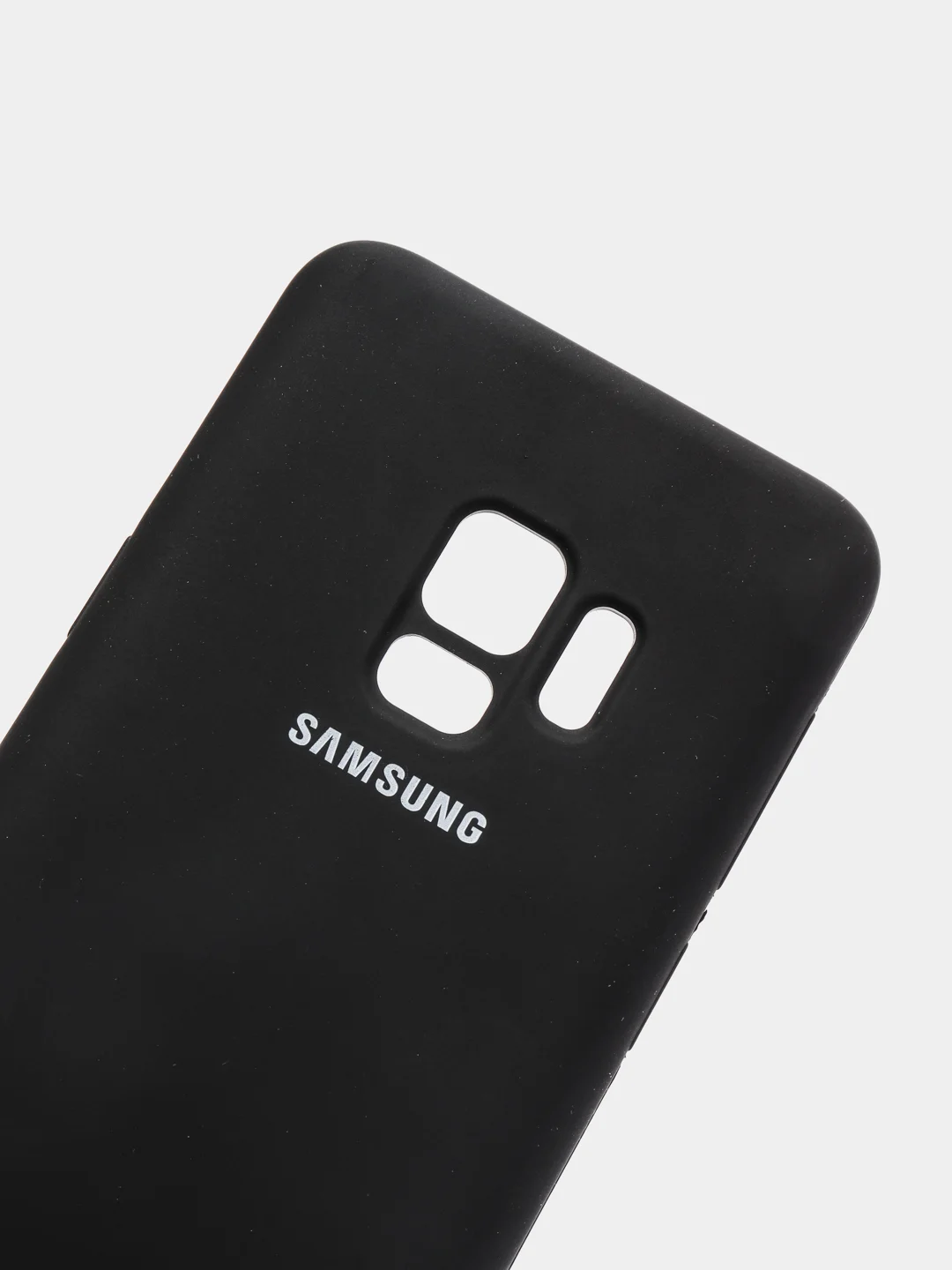Черный защитный силиконовый чехол Silikone Cover для Samsung S9