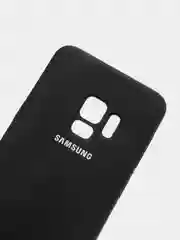 Черный защитный силиконовый чехол Silikone Cover для Samsung S9