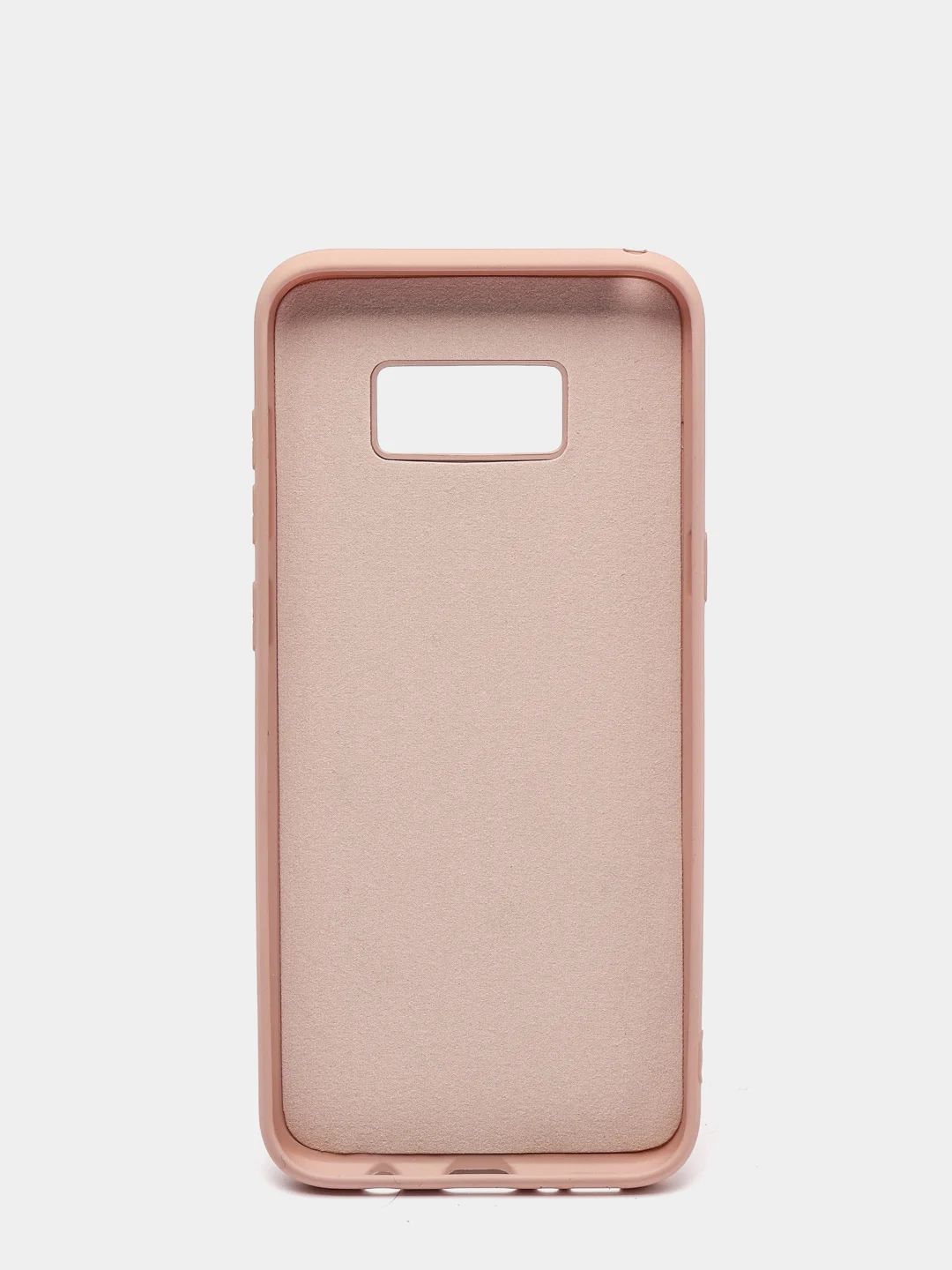 Бежевый защитный силиконовый чехол Silikone Cover для Samsung S8 PLUS