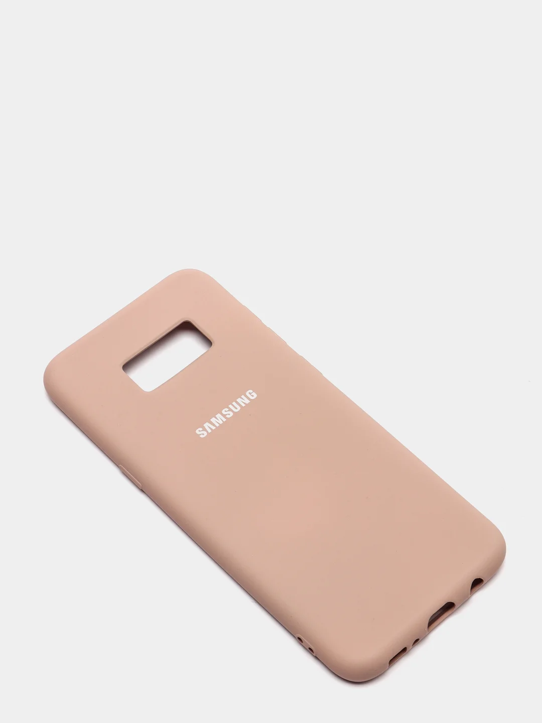 Бежевый защитный силиконовый чехол Silikone Cover для Samsung S8 PLUS
