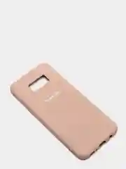 Бежевый защитный силиконовый чехол Silikone Cover для Samsung S8 PLUS