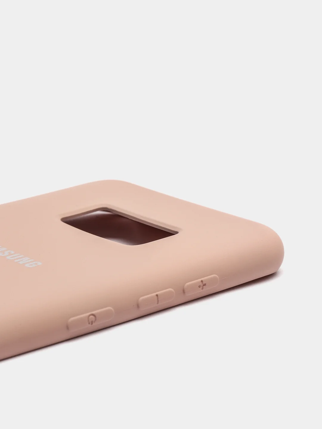 Бежевый защитный силиконовый чехол Silikone Cover для Samsung S8 PLUS