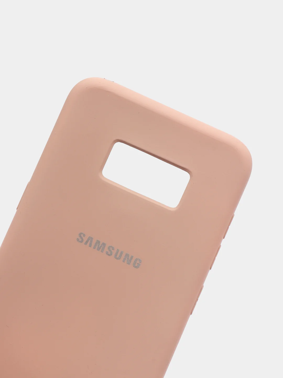 Бежевый защитный силиконовый чехол Silikone Cover для Samsung S8 PLUS