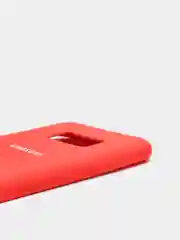 Алый защитный силиконовый чехол Silikone Cover для Samsung S8 PLUS